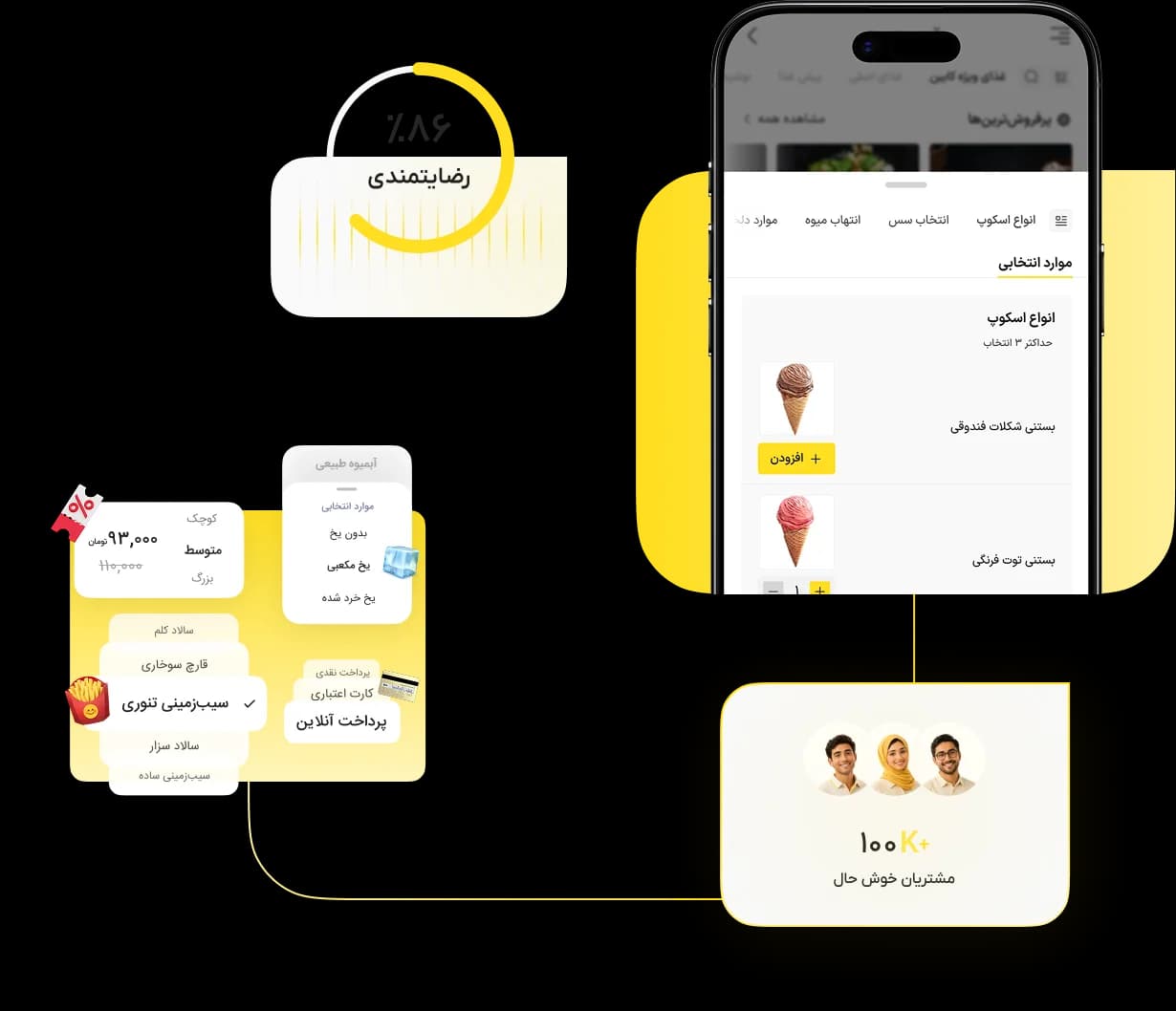 سیستم تحویل حضوری به صورت بیرون‌بر